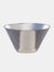 Doré 11" Glass Serving Bowl - Silver