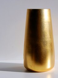 Doré 12" Gilded Glass Zen Vase