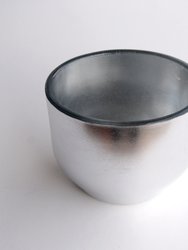 Doré Set/3 Gilded Glass Oval Vases