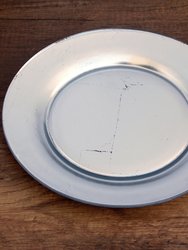 Doré Set/4 10" Gilded Glass Dinner Plates