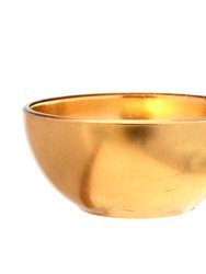 Doré  Set/4 6" Gilded Glass Side Bowls