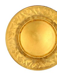 Galet 12 Pcs. Gilded Glass Dinnerware Set