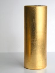 GILT 9" Gilded Glass Vase - Gold