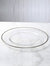 GILT Set/4 13" Charger Plates - Silver Rim