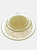 ISLA 12PC Dinner Plate Set - Clear/Gold