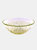ISLA Set/4 6.5" Soup Bowls - Clear/Gold