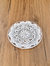 LILLE Set/4 7" Canape Plates - Clear/White