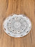 LILLE Set/4 8.25" Salad Plates - Clear/White