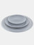 NUAGE 12PC Dinner Plate Set - Graphite