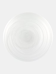 NUAGE Set/4 11" Dinner Plates - Ivory White