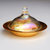 Rabat 5.5" Gilded Glass Covered Dish