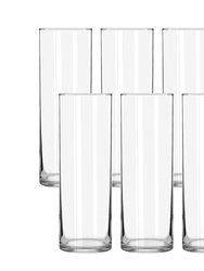  Vitra 10" Glass Cylinder Vase