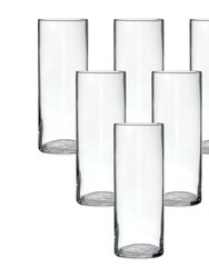 Vitra 9" Glass Cylinder Vases