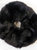 Black Fluffy Oversized Scrunchy - Black