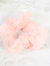 Cotton Candy Pink Scrunchy - Pink