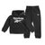 Little Boy Signature Jogger Set - Black