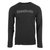 Men's Graphic Long Sleeve Crew Tee - Black