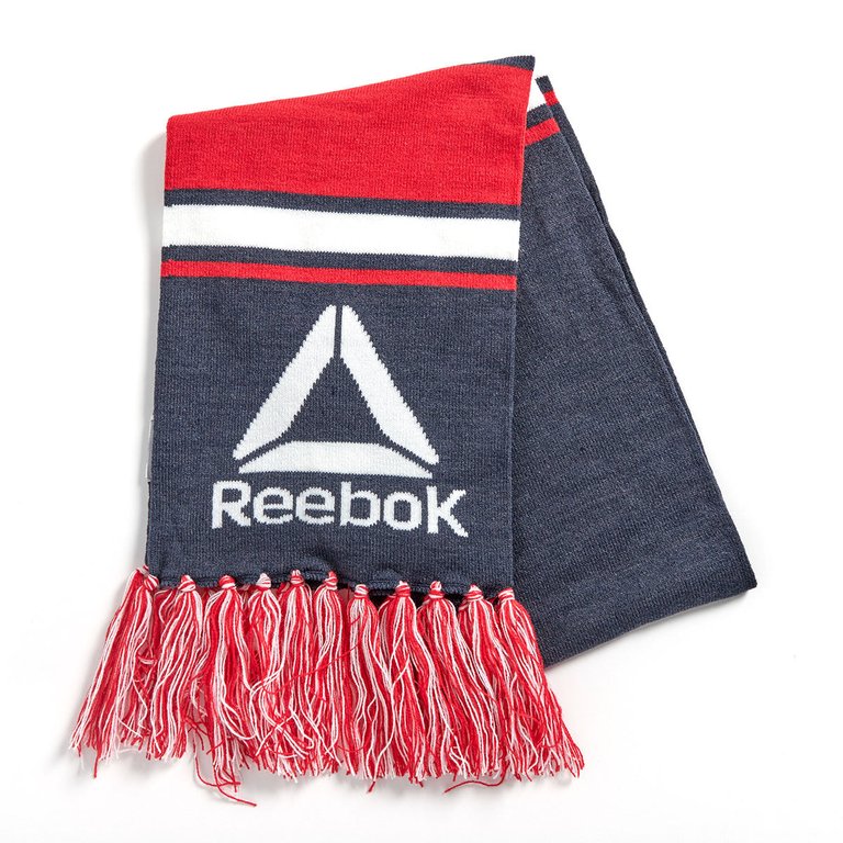 Rally Scarf With Logo - Navy Combo