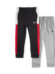 Reebok Big Boy 2-Pack Basic Jogger - Black