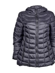 Women's Glacier Shield Jacket With Hood - Black