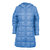 Women's Glacier Shield Long Jacket - Hoops Blue