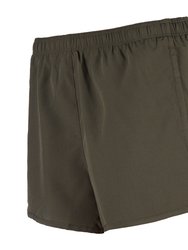 Women's Run With It Shorts - Black Lichen