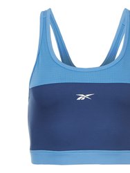 Women's Workout Ready Mesh Bralette - Batik Blue