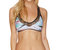 Cross Back Bralette Bikini Top In Mod Wave - Mod Wave