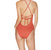 Latigo Strappy Back One Piece Swimsuit In Red