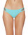 Solid Strappy Bikini Bottom In Turquoise - Turquoise