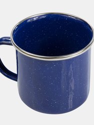 12 fl oz Enamel Mug - One Size - Blue