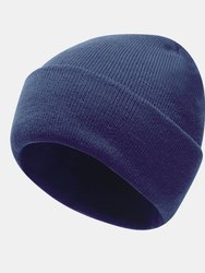 Adults/Unisex Axton Cuffed Beanie - Navy - Navy