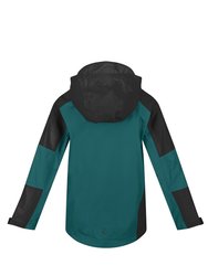 Childrens Calderdale II Waterproof Jacket - Pacific Green/Black