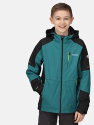 Childrens Calderdale II Waterproof Jacket - Pacific Green/Black