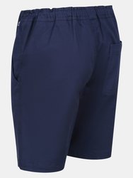 Childrens/Kids Alber Ottoman Shorts - Navy