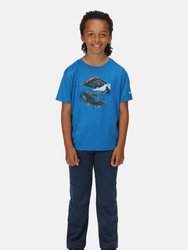 Childrens/Kids Alvarado VI Mountain T-Shirt - Imperial Blue - Imperial Blue