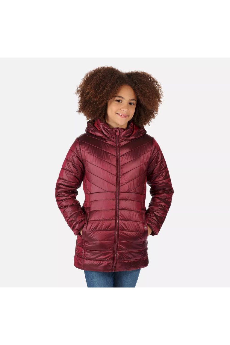 Childrens/Kids Babette Insulated Padded Jacket - Dark Pimento - Dark Pimento