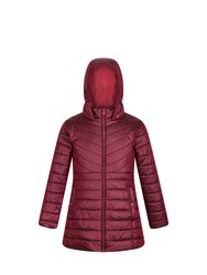 Childrens/Kids Babette Insulated Padded Jacket - Dark Pimento