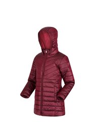 Childrens/Kids Babette Insulated Padded Jacket - Dark Pimento