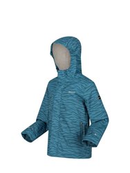 Childrens/Kids Bambee Zebra Print Waterproof Jacket - Dragonfly