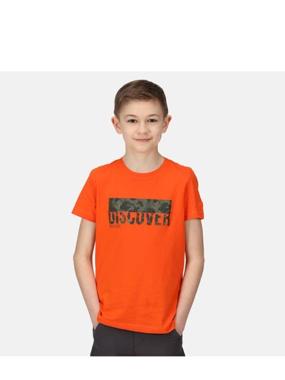 Regatta Childrens/Kids Bosley V Rectangle T-Shirt - Magma Orange product