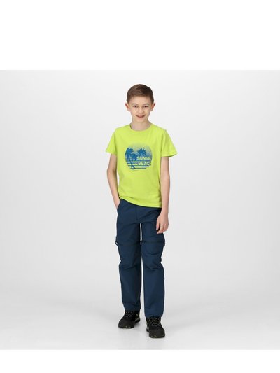 Regatta Childrens/Kids Bosley V Sunset T-Shirt - Bright Kiwi product