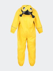 Childrens/Kids Charco Bee Waterproof Puddle Suit