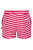 Childrens/Kids Dayana Towelling Stripe Casual Shorts - Pink Fusion/White