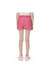 Childrens/Kids Dayana Towelling Stripe Casual Shorts - Pink Fusion/White