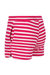 Childrens/Kids Dayana Towelling Stripe Casual Shorts - Pink Fusion/White