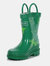 Childrens/Kids Dinosaur Galoshes - Jellybean Green