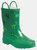 Childrens/Kids Dinosaur Galoshes - Jellybean Green - Jellybean Green