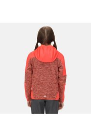 Childrens/Kids Dissolver V Fleece - Fusion Coral/Neon Peach