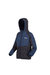 Childrens/Kids Dissolver VI Marl Fleece Full Zip Hoodie - Navy/Moonlight Denim